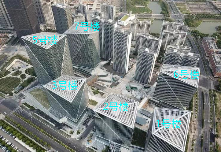 晶耀前滩建筑群外观全景